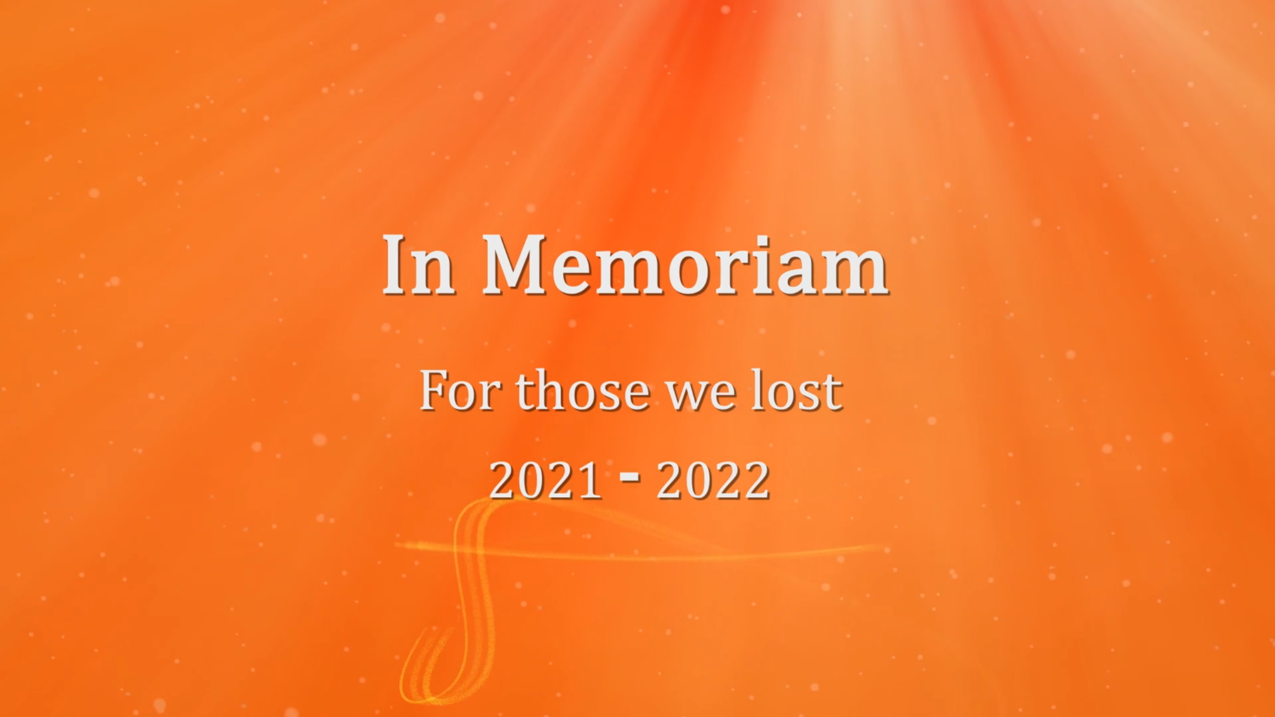In Memoriam 2021-2022